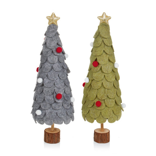 Premier Fabric Tree With Wooden Base