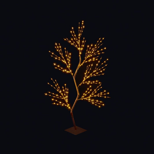 Premier Z Shape Black Tree 350 Warm White LEDs