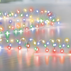 Premier Ultrabright Silver Wire 100 LEDs Multi Coloured