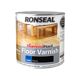 Ronseal Diamond Hard Floor Varnish - Satin