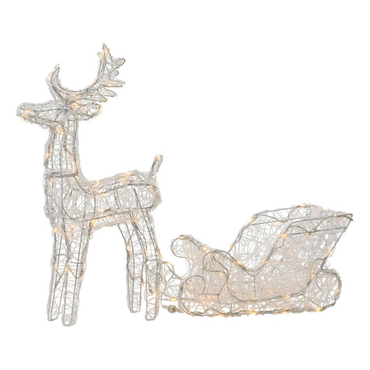 Kaemingk LED Reindeer Warm White 116cm