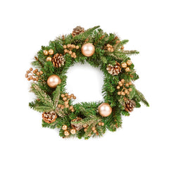 Premier Gold Decorative Wreath 40cm