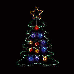 Premier Twinkling FlexiBrights Motif Tree 385 Multi LEDs