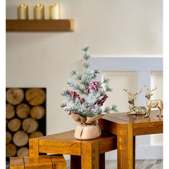 Premier Bristle Tree With Berries With Hessian Base