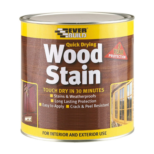 Everbuild Woodstain Satin Rosewood 750ml