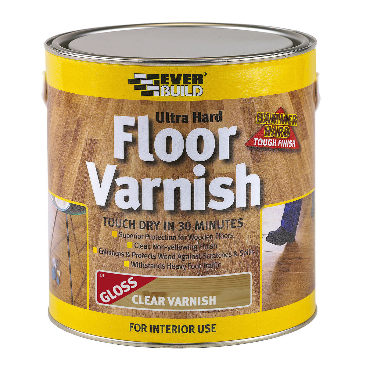 Everbuild Ultra Hard Floor Varnish 2.5L