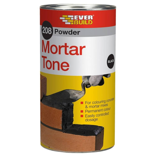 Everbuild 208 Pow Mortar Tone Black T/S 1kg