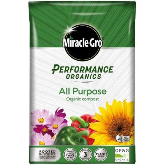 Miracle Gro Performance Organic Peat Free Potted Plants Compost