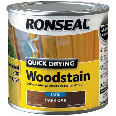 Ronseal Quick Drying Woodstain - Satin