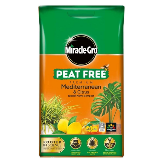Miracle Gro Peat Free Premium Mediterranean & Citrus Compost
