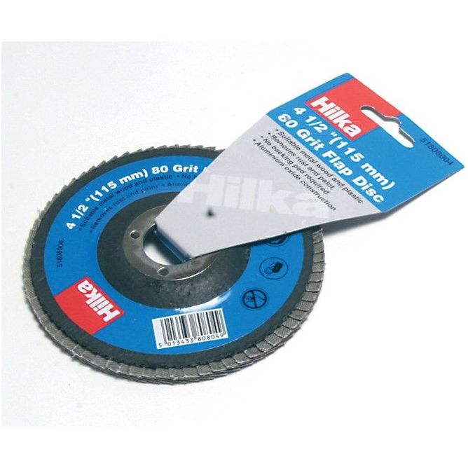 Hilka 4 1/2" (115Mm) 60 Grit Flap Disc