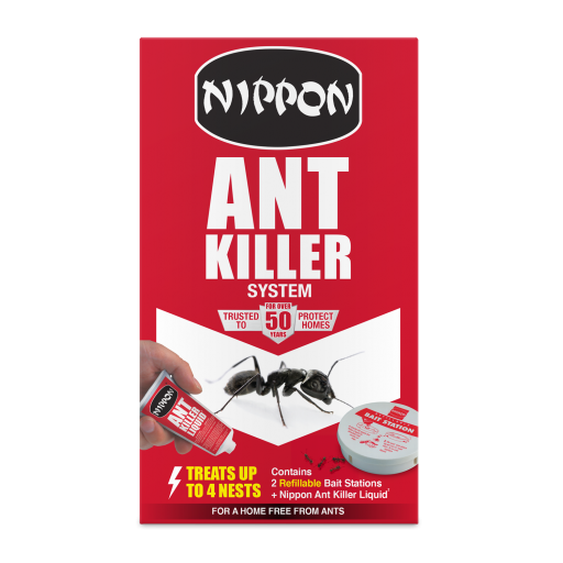 Buy Nippon Ant Control System 2 Traps & Liquid From JDS DIY