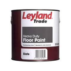 Leyland Trade Heavy Duty Floor Paint Slate 2.5L