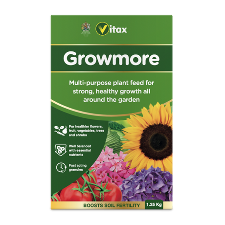 Buy Vitax Growmore 1.25kg From JDS DIY