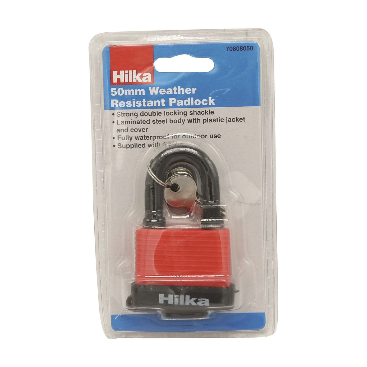 Hilka 50Mm Weather Resistant Padlock