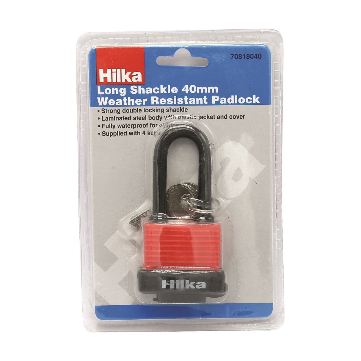 Hilka 40Mm Long Weather Resist Padlock