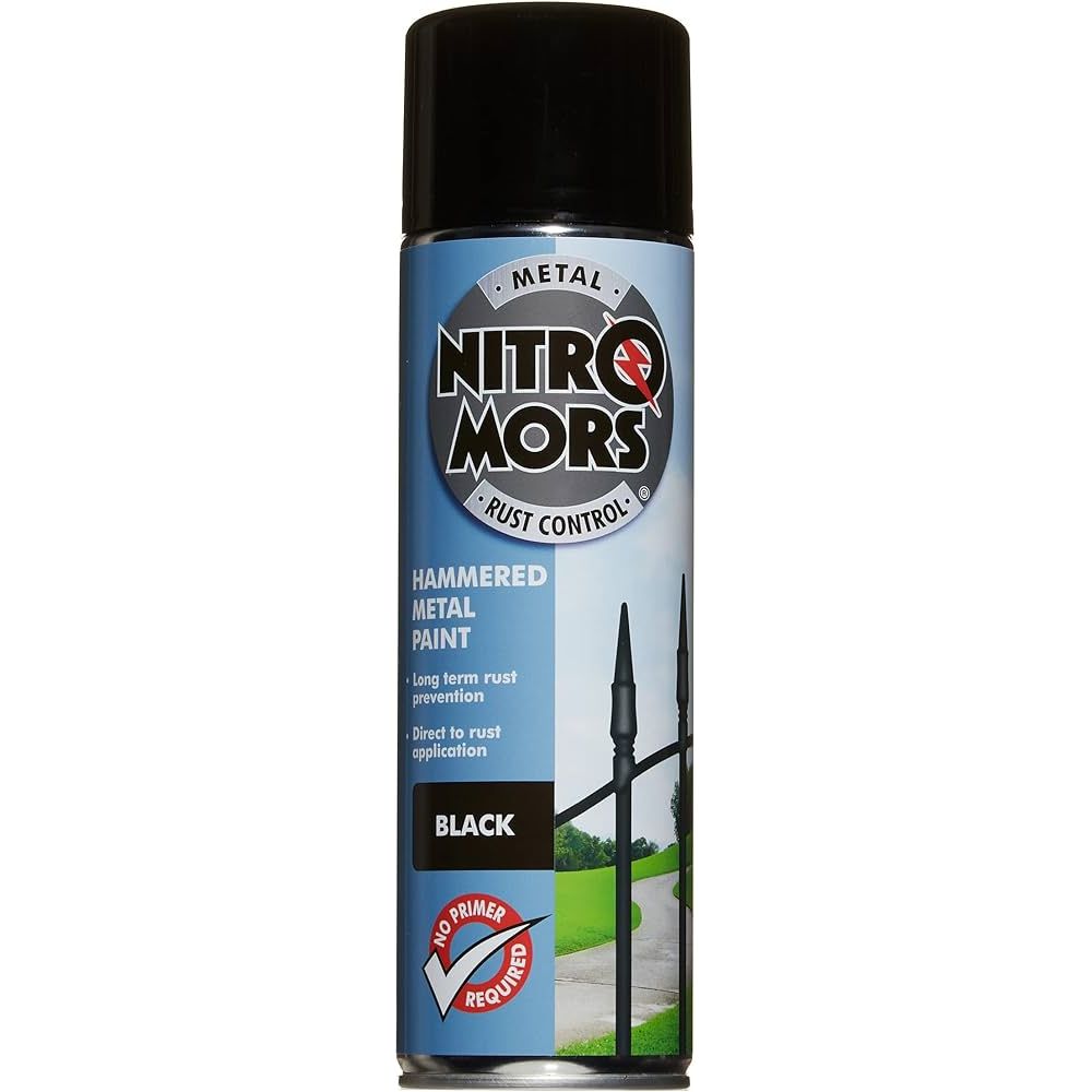 Nitromors Hamm Met Pnt Aero Blk 500Ml