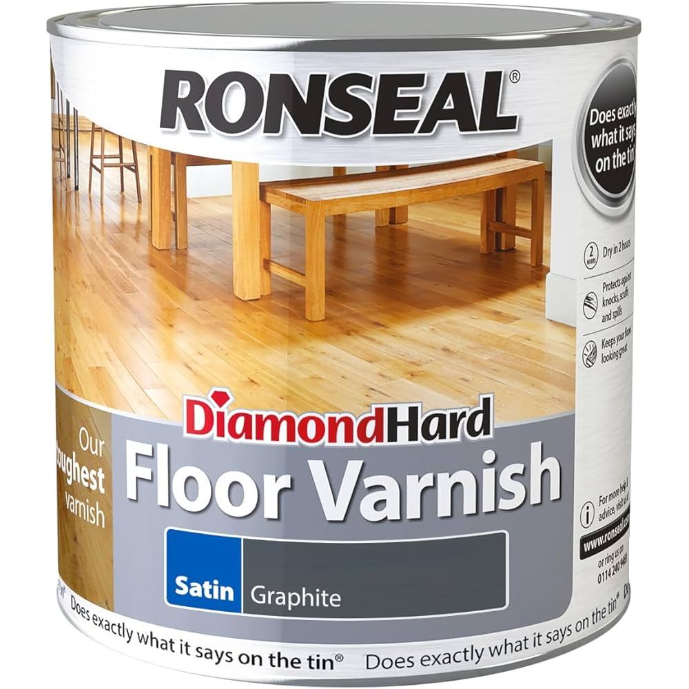 Ronseal Diamond Hard Floor Varnish - Satin