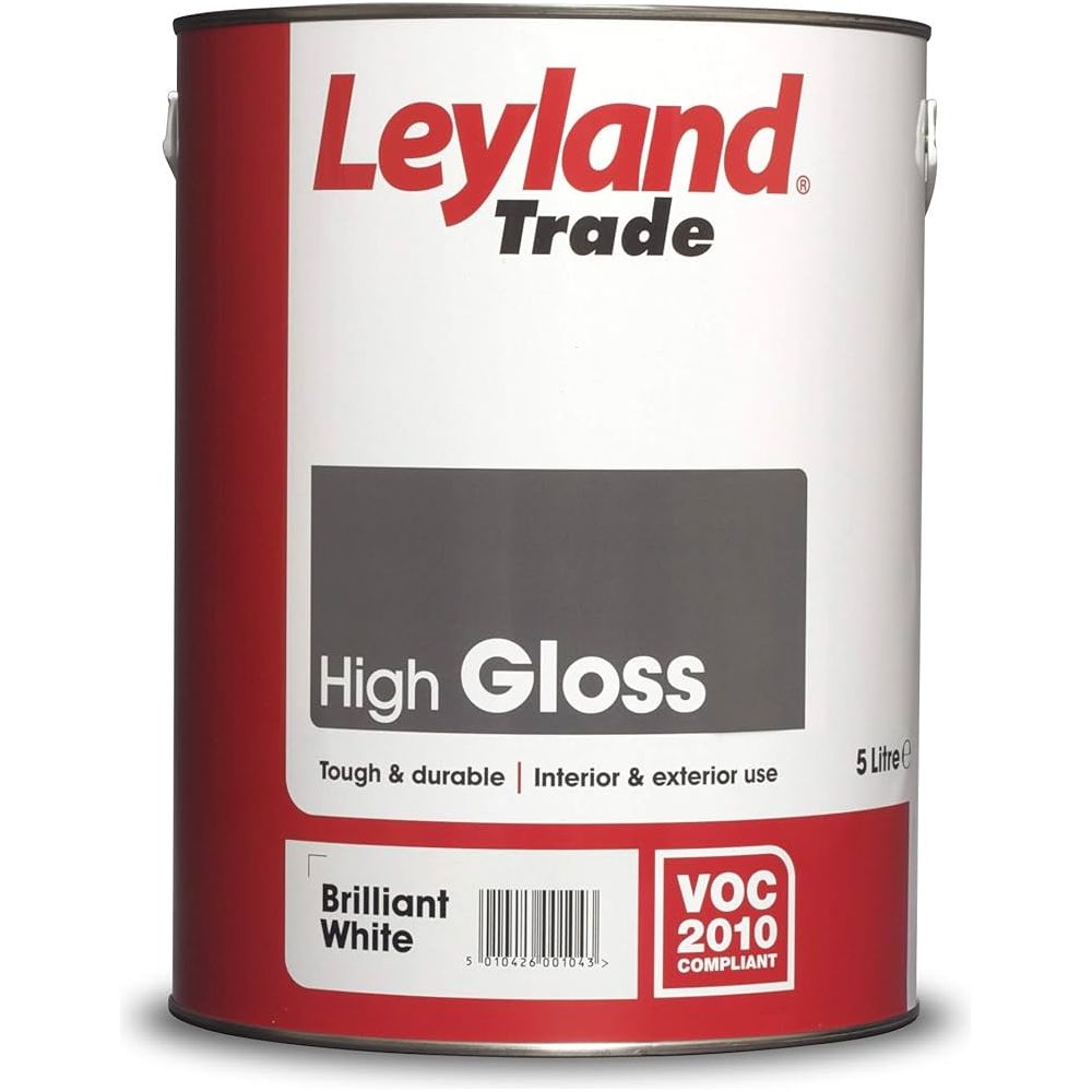 Leyland Trade High Gloss - Pure Brilliant White 5L