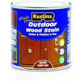 Rustins Quick Dry Outdoor Woodstain - Satin