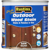 Rustins Quick Dry Outdoor Woodstain - Satin