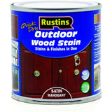 Rustins Quick Dry Outdoor Woodstain - Satin