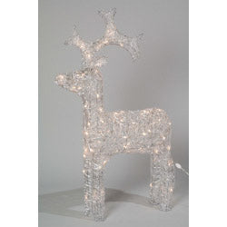 Kaemingk LED Outdoor Acrylic Reindeer 90cm Cool White