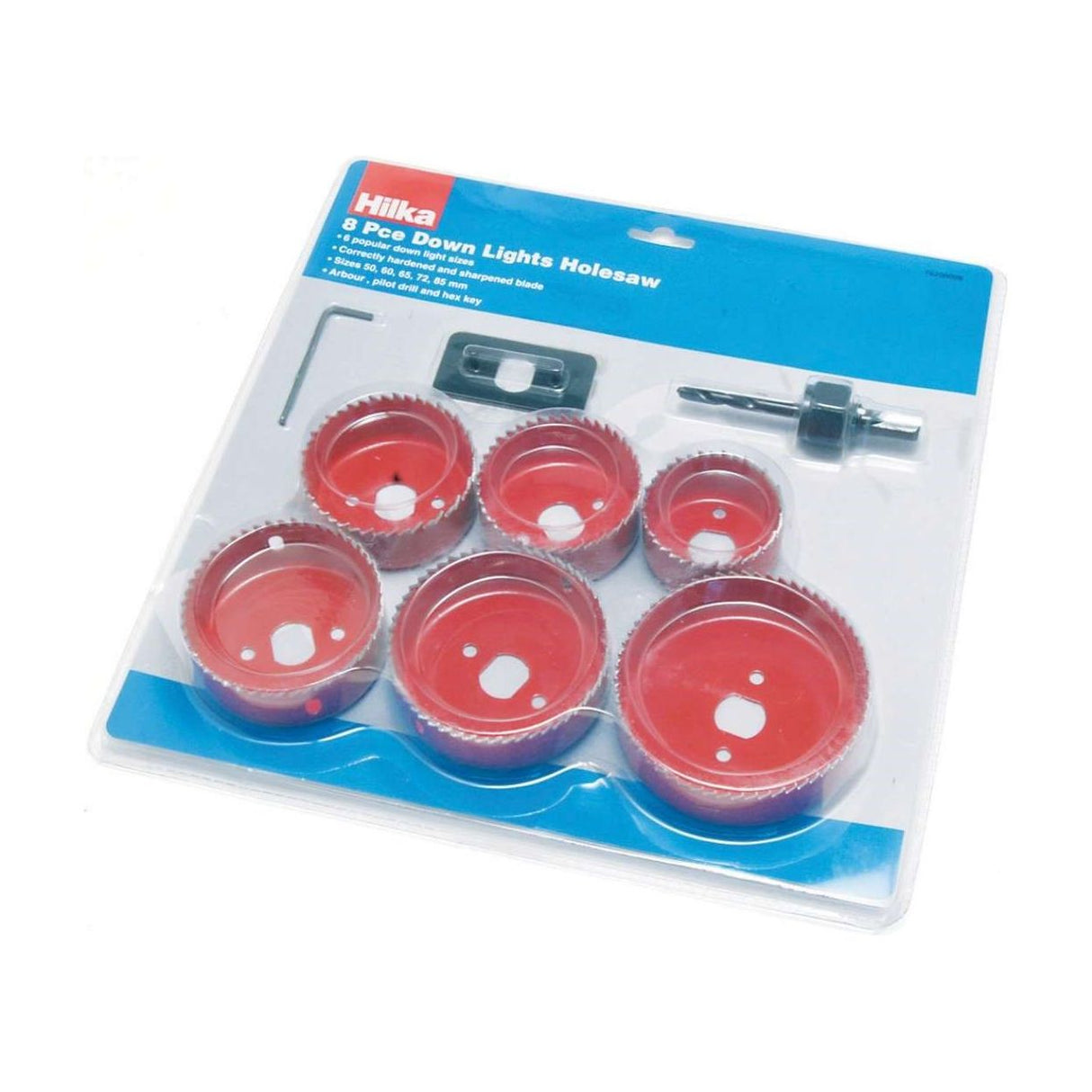 Hilka 9 Down Lights Holesaw Set