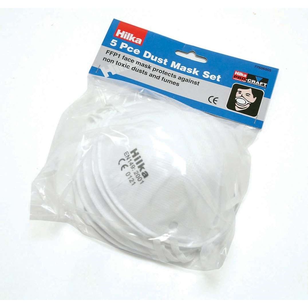 Hilka 5 e Dust Masks Ffp1