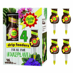 Baby Bio Houseplant Drip Feeders 40ml 4pk