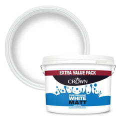 Crown Matt Emulsion 7.5L Pure Brilliant White