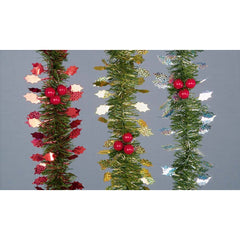 Premier Tinsel Garland & Holly