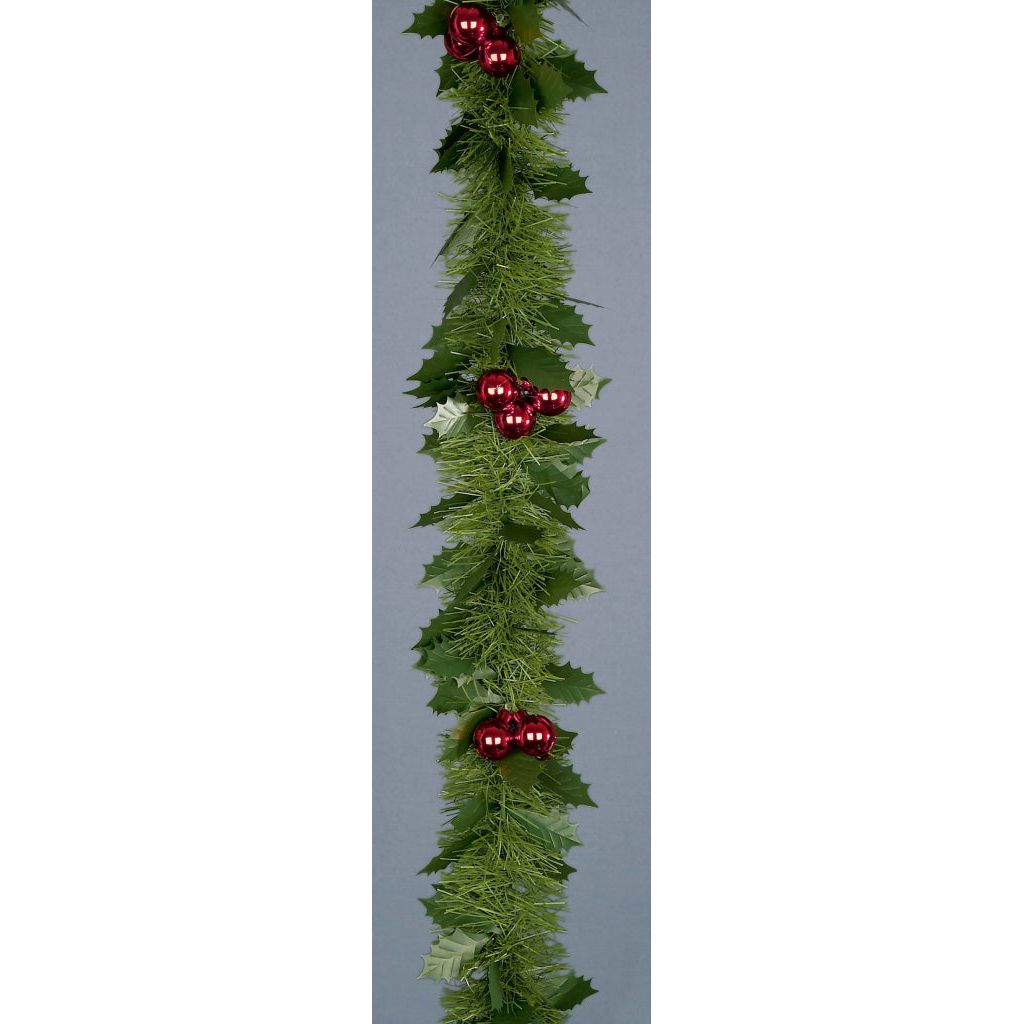 Premier Tinsel With Holly & Berrys 2.7m x 12cm