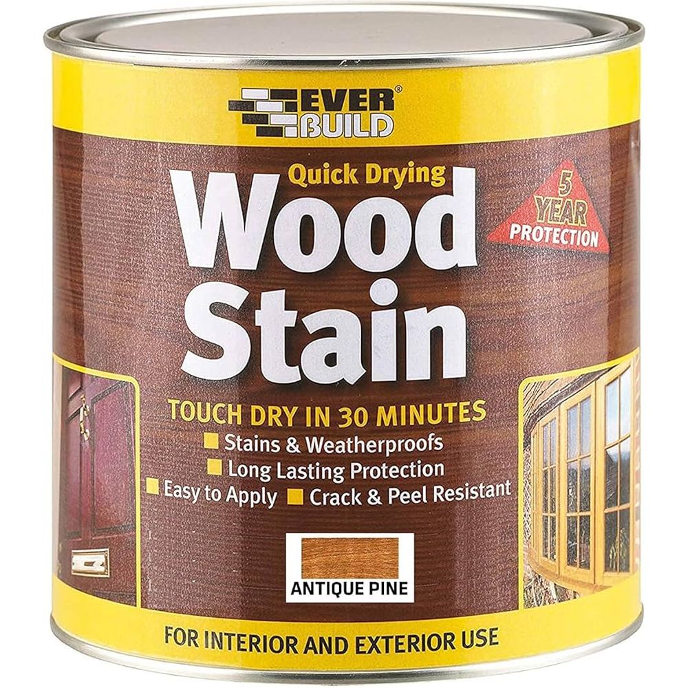 Everbuild Quick Drying Wood Stain - Satin