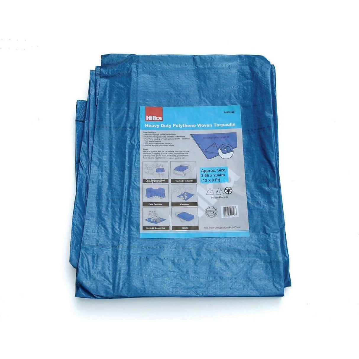 Hilka 12Ft X 8Ft Tarpaulin