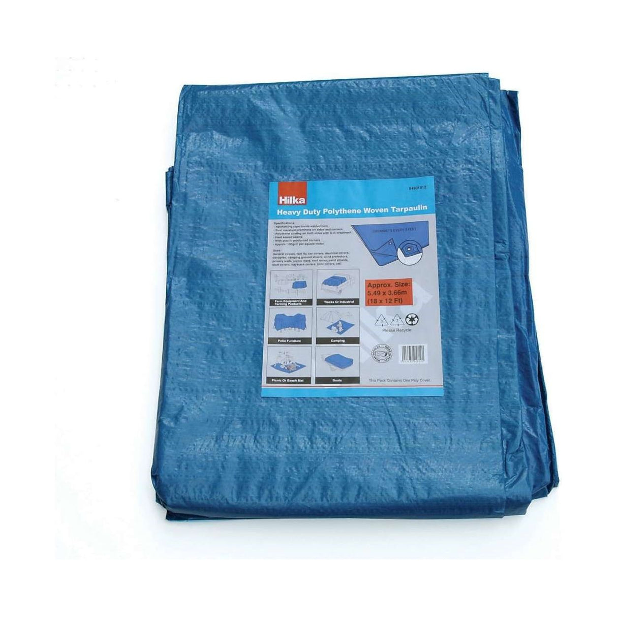 Hilka 18Ft X 12Ft Tarpaulin