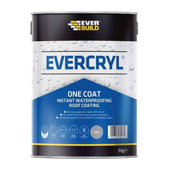 Everbuild Evercryl One Coat Grey T/S, 5Kg