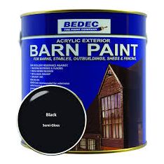 Bedec Barn Paint 2.5L Black