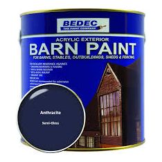 Bedec Barn Paint (Semi Gloss) Anthracite - 2.5L