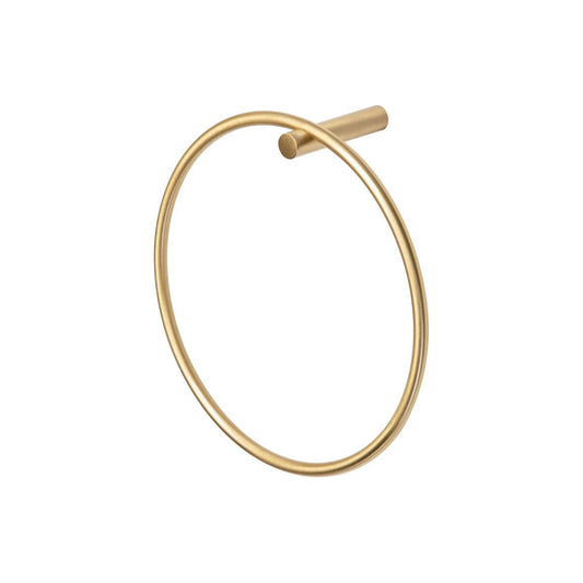 Aura Towel Ring - Brushed Brass