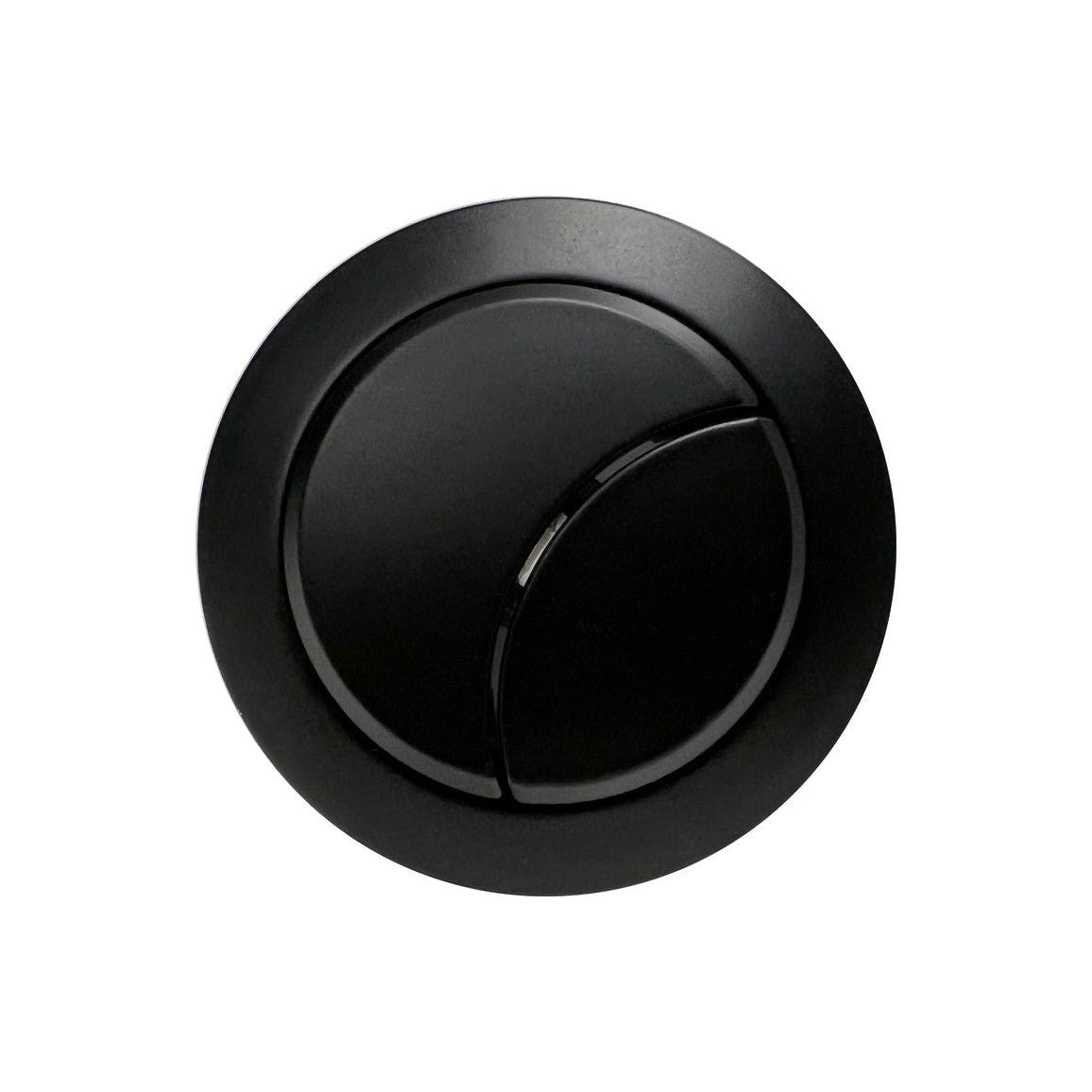 Dual Push Button Cover (Cable) - Matt Black