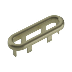 Oval Overflow Ring - Brushed Brass