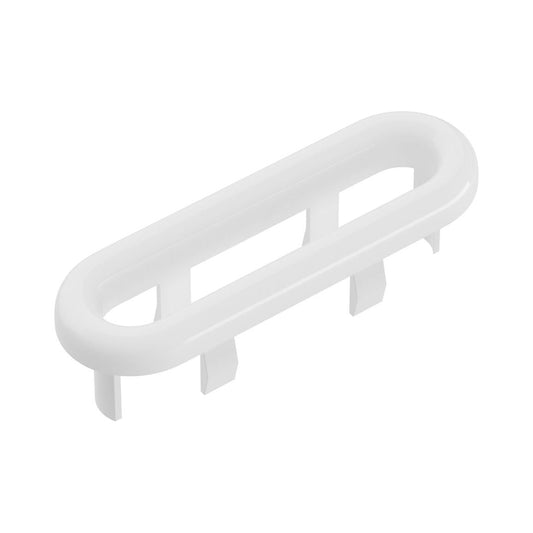 Oval Overflow Ring - White