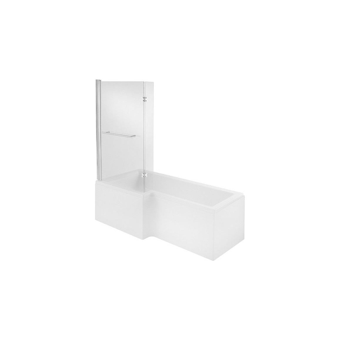 L Shape/P Shape End Panel - White