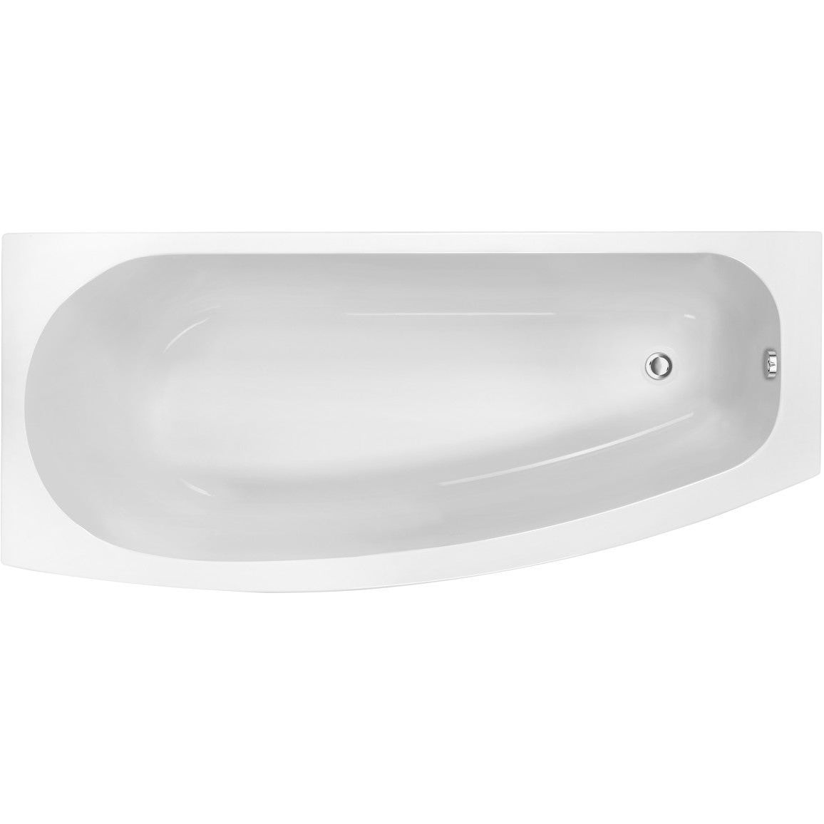 Shelby Space Saving 1700x740x560mm 0TH Bath w/Legs (LH)