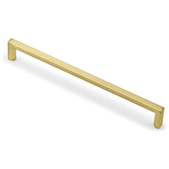 330mm Slim D-Shape Handle - Brushed Brass