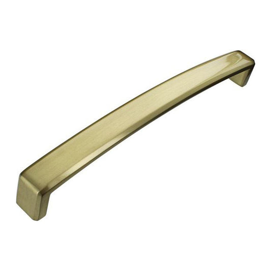 170mm Chunky D-Shape Handle - Brushed Brass