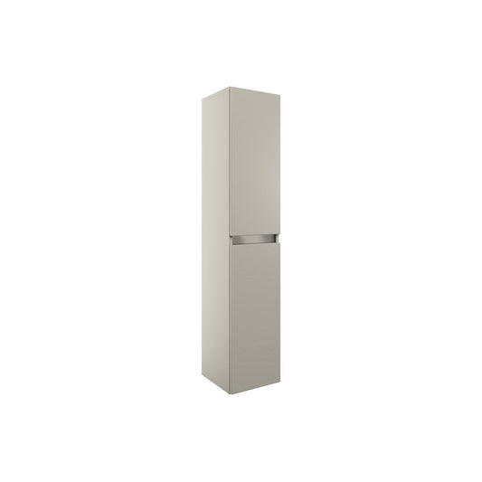 Mondrich 300mm 2 Door Wall Hung Tall Unit - Latte