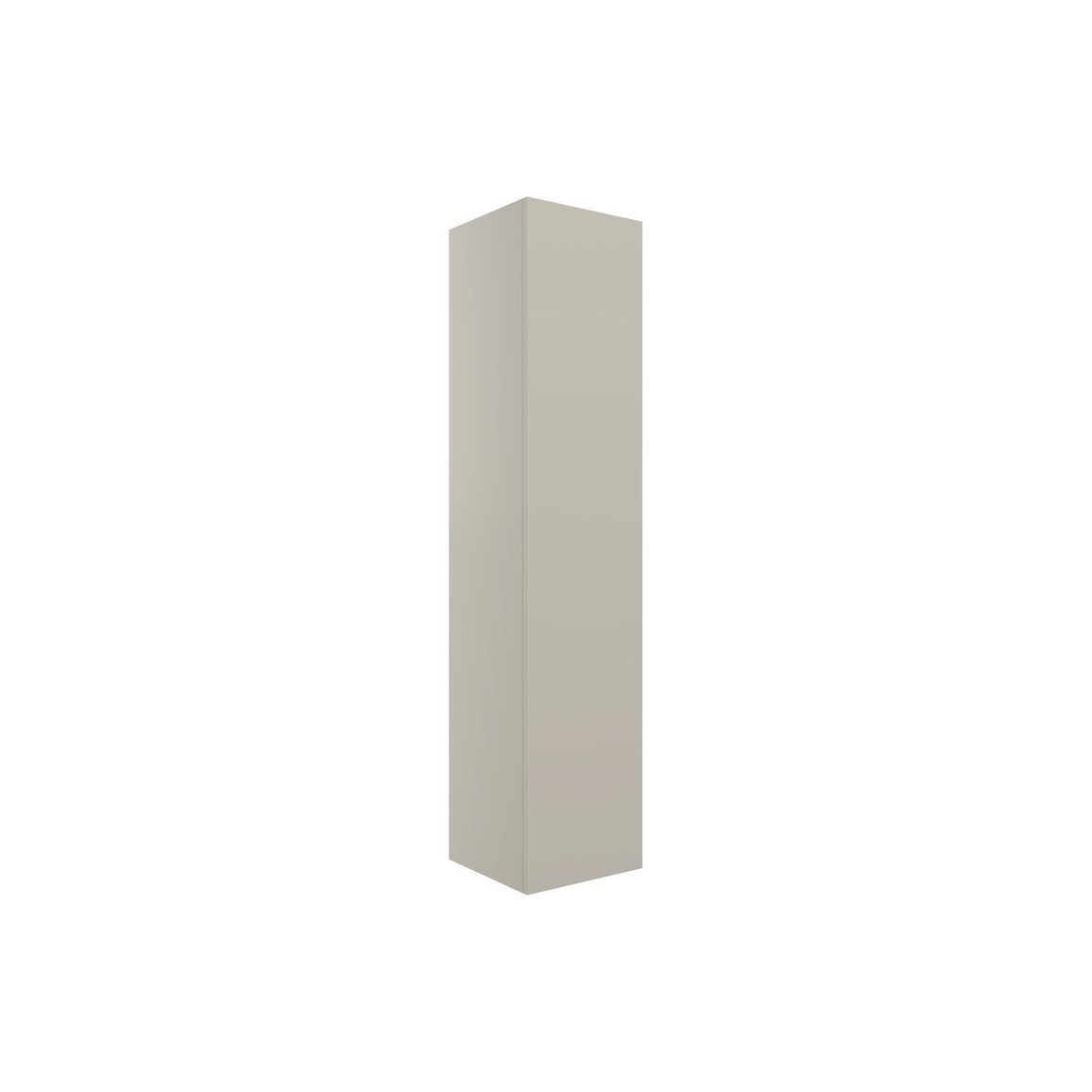 Henshall 350mm Wall Hung 1 Door Tall Unit - Matt Latte