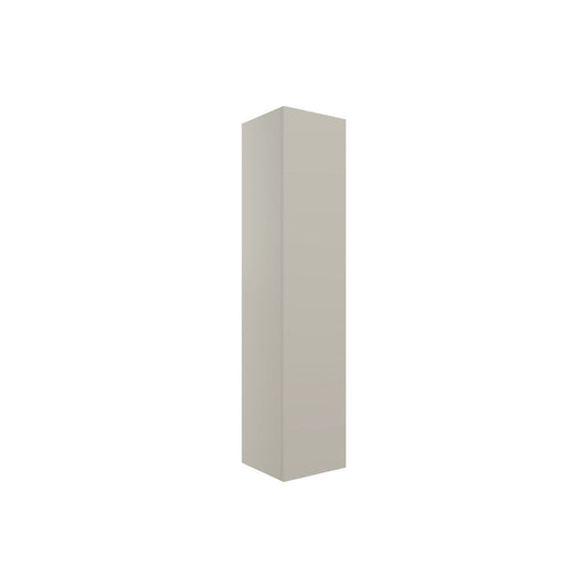 Henshall 350mm Wall Hung 1 Door Tall Unit - Matt Latte